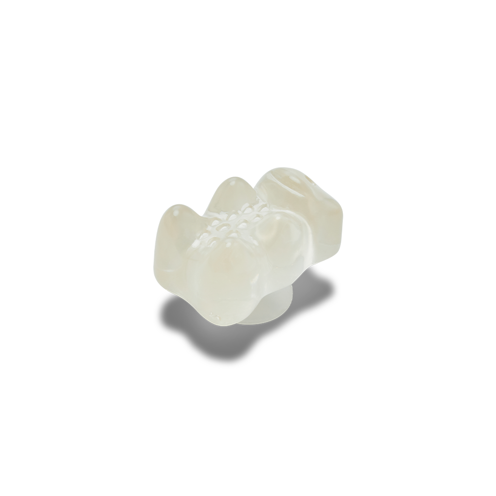 Jibbitz? Charm Golden Bear White - Image 2