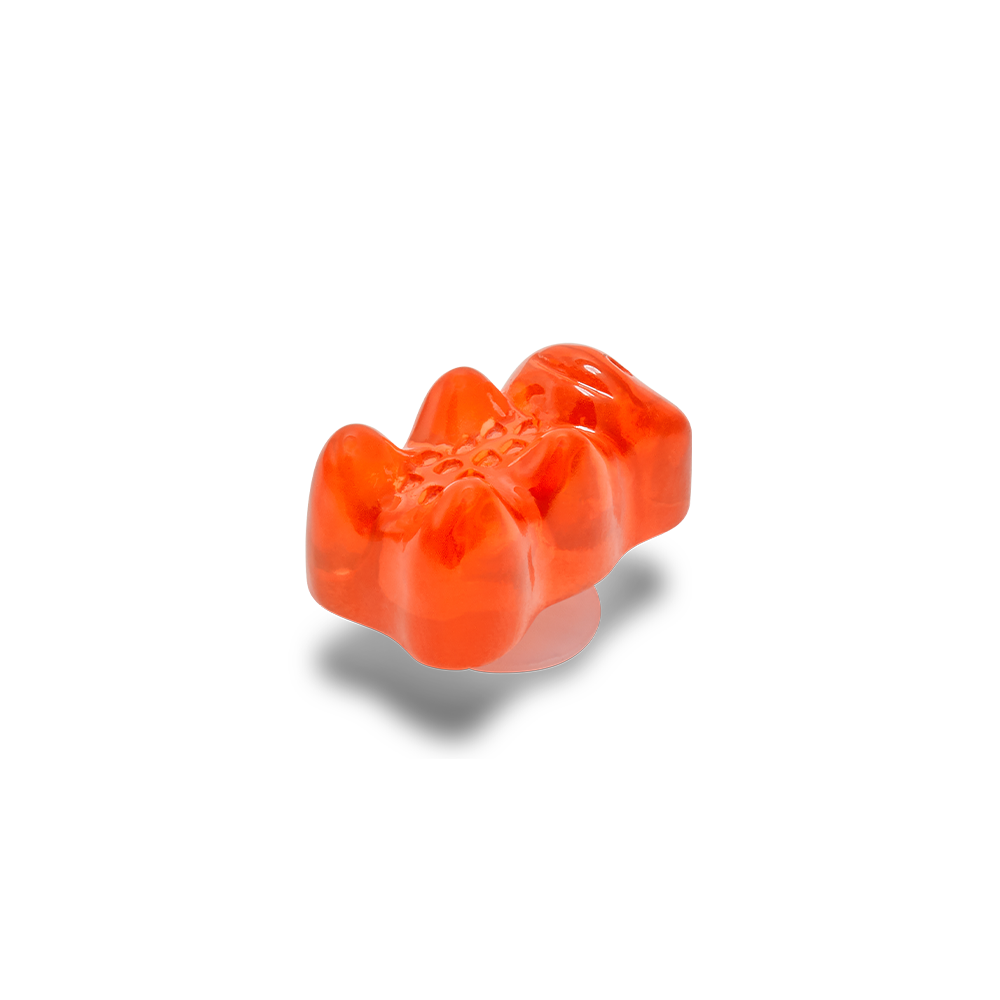 Jibbitz? Charm Golden Bear Red - Image 2