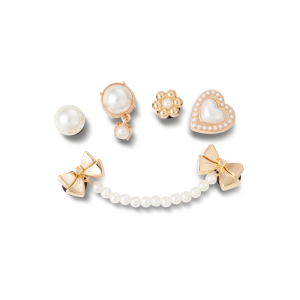 Jibbitz? Charm Pearly Gold Pack