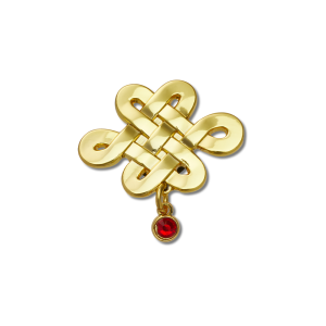 Jibbitz? Charm CNY Gold Symbol and Gem