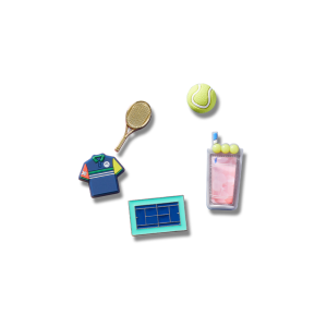 Jibbitz? Charm Day At The Tennis Court 5 Pack