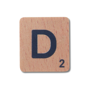 Jibbitz? Charm Hasbro Scrabble D