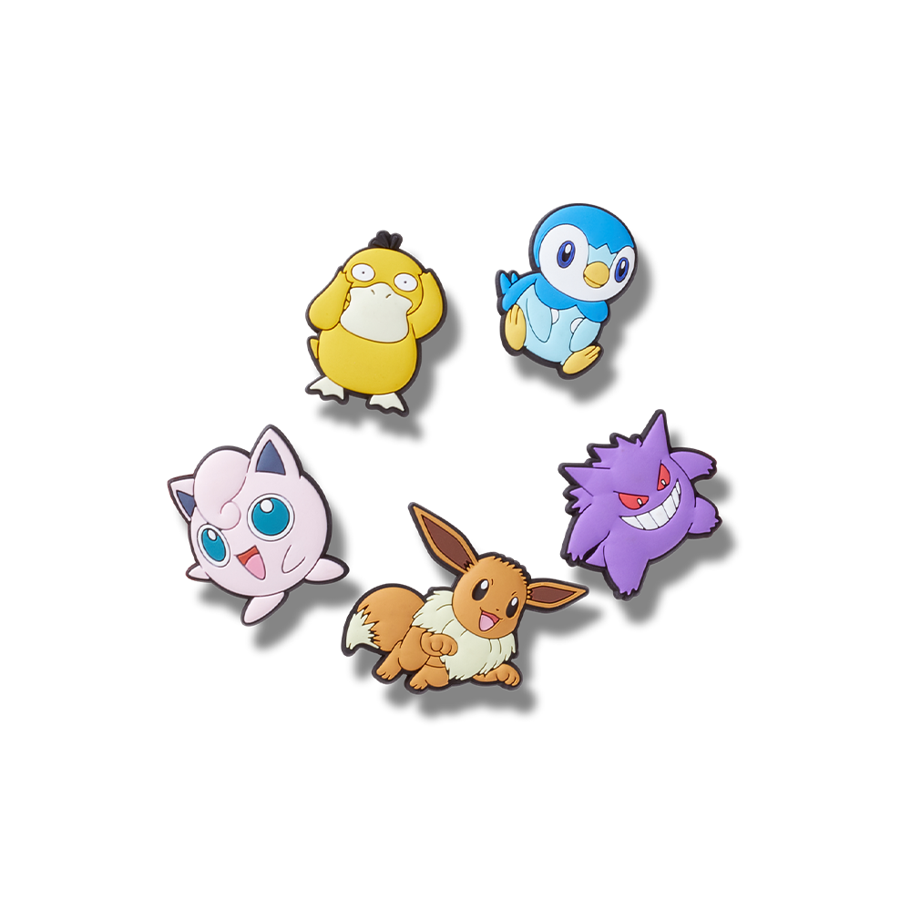 Jibbitz? Charm Pokemon Assrtd 5 Pck