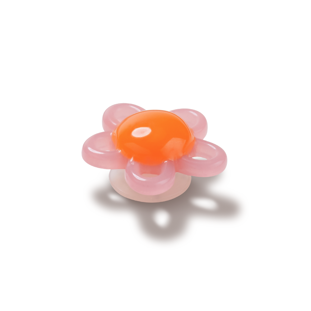 Jibbitz? Charm Pink Bloom - Image 2