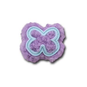 Jibbitz? Charm Plush Purple Butterfly