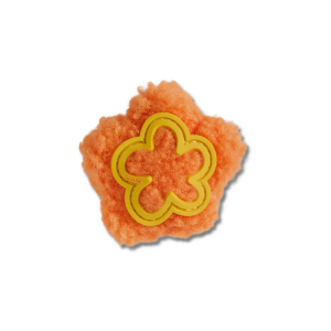Jibbitz? Charm Plush Orange Daisy