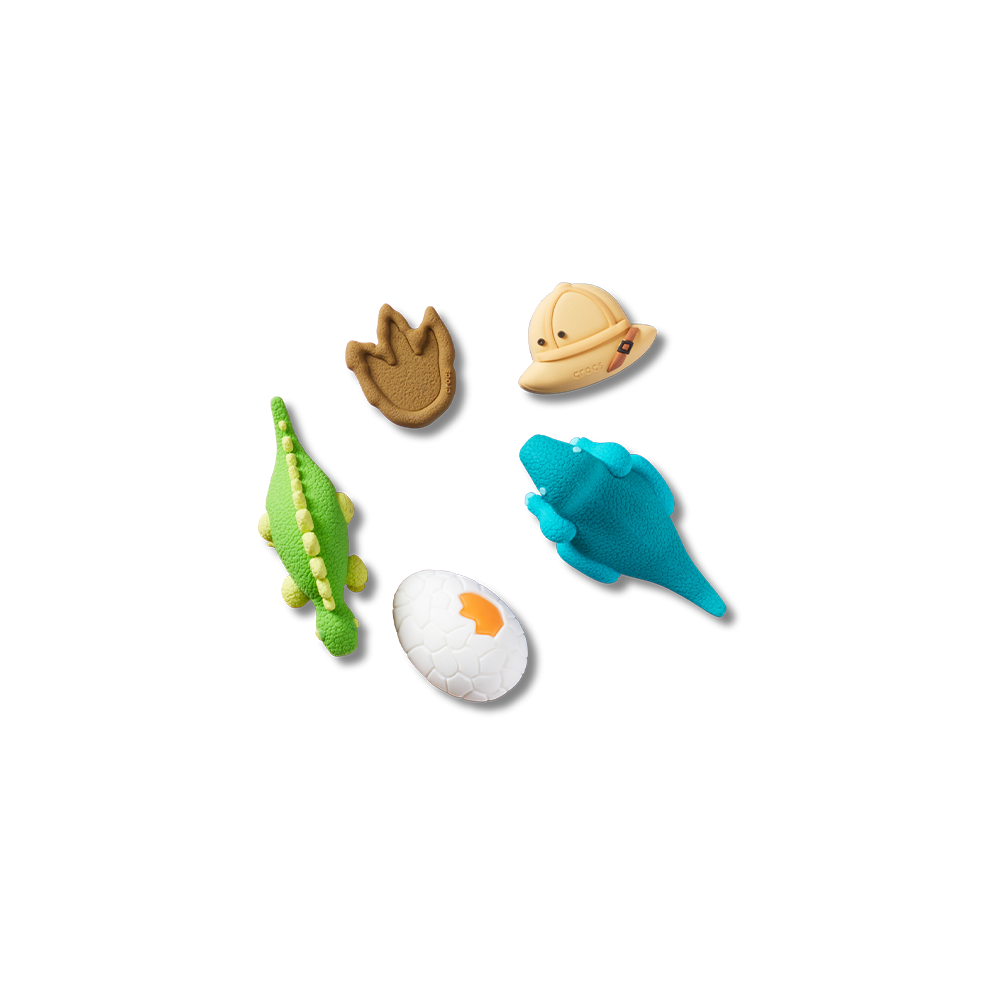 Jibbitz? Charm 3D Dinosaur Adventure 5 Pack