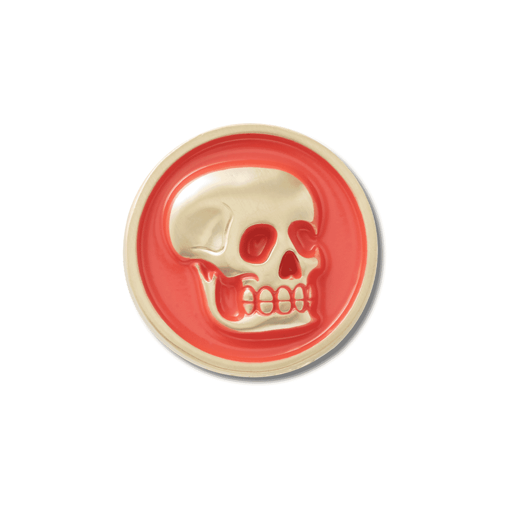Jibbitz? Charm Skull Cameo Style
