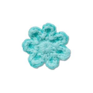 Jibbitz? Charm Crochet Blue Flower