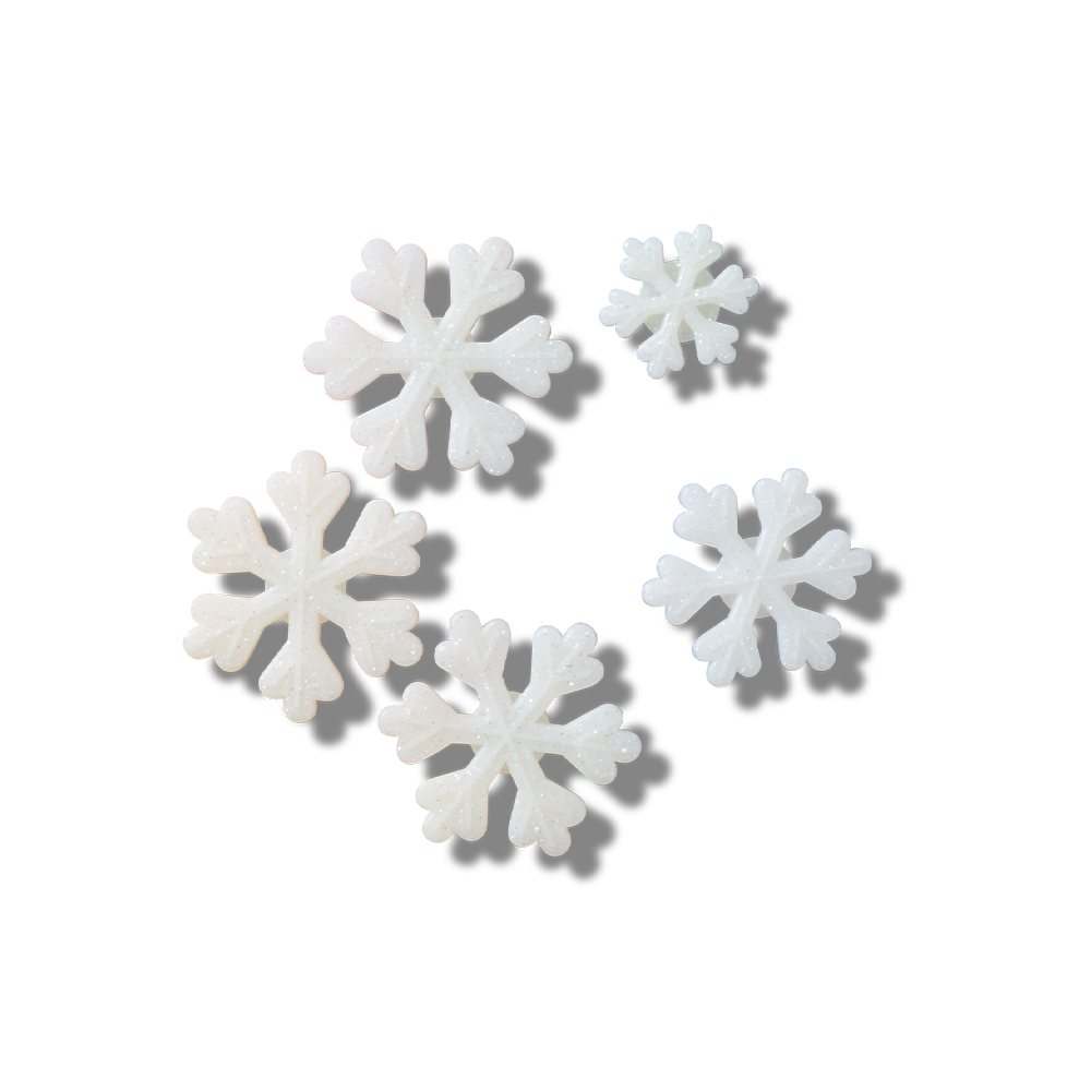 Jibbitz? Charm Snowflakes 5 Pack