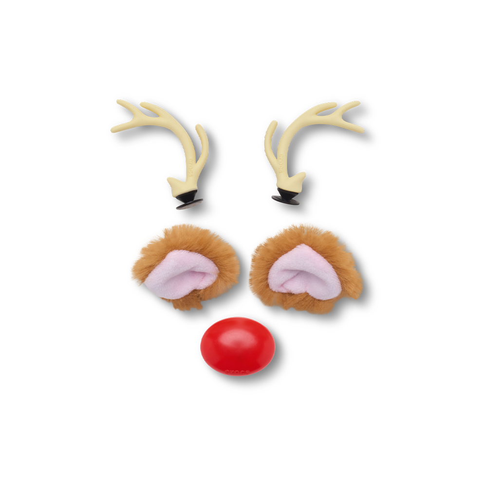 Jibbitz? Charm Lights Up Make Own Reindeer 5 Pack