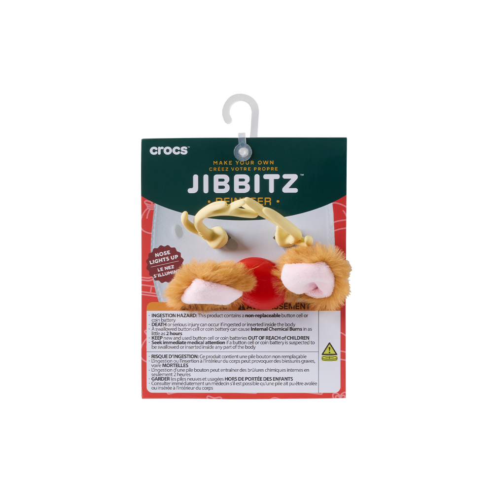 Jibbitz? Charm Lights Up Make Own Reindeer 5 Pack - Image 3