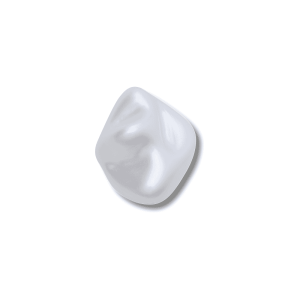 Jibbitz? Charm White Square Baroque Pearl