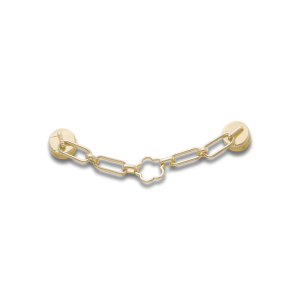 Jibbitz? Charm Gold Flower Chain
