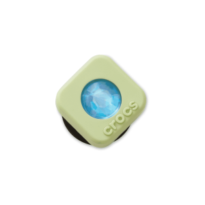 Jibbitz? Charm Green Pvc Square Smt Gem