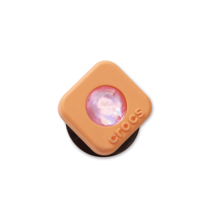 Jibbitz? Charm Orange Square Pvc Smt Gem