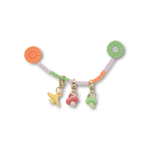 Jibbitz? Charm Pastel Floral Mushroom Chain