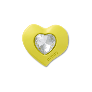 Jibbitz? Charm Yellow Smt Gem Heart