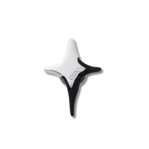 Jibbitz? Charm Black Dipped Enamel Star