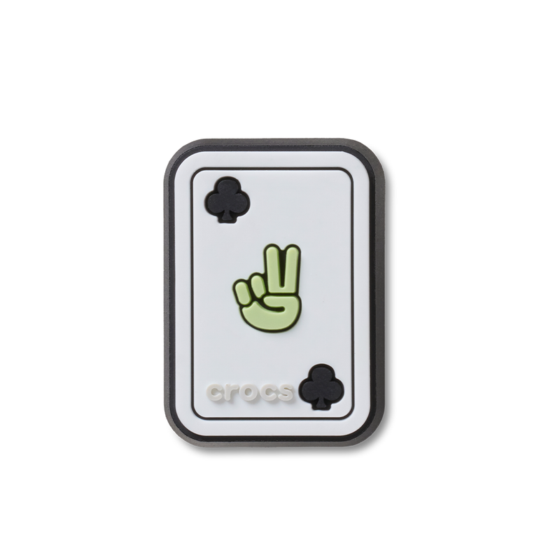 Jibbitz? Charm Peace Club Card
