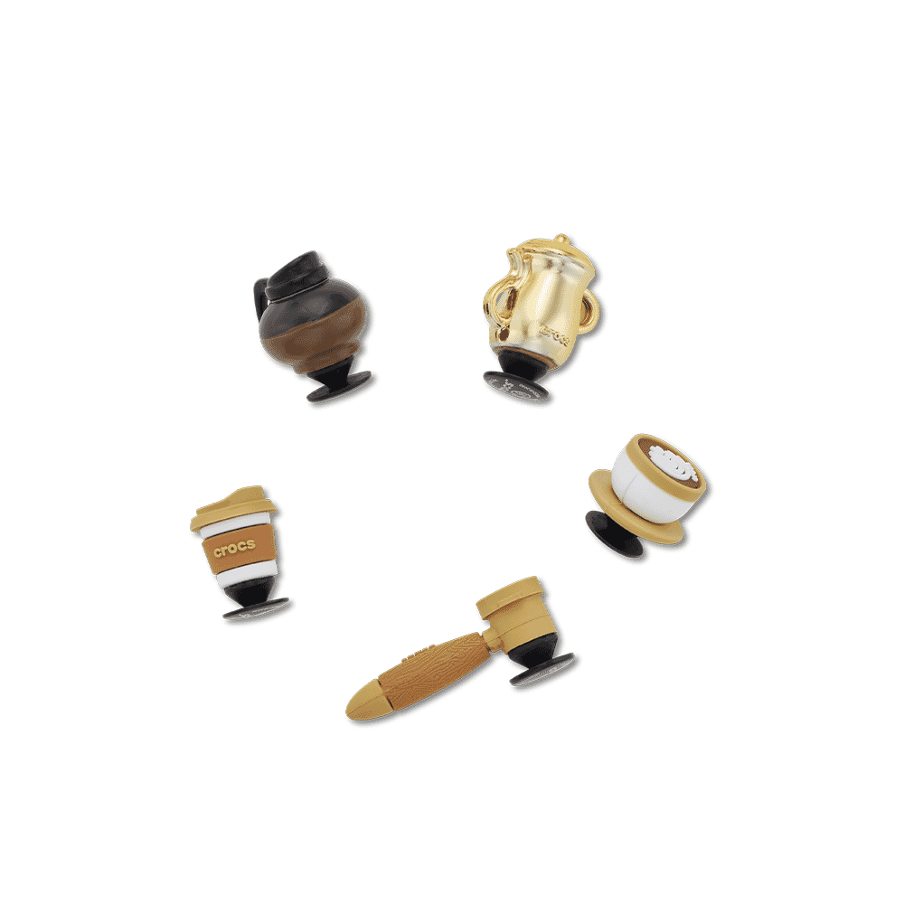 Jibbitz? Charm 3D Coffee Set 5 Pack