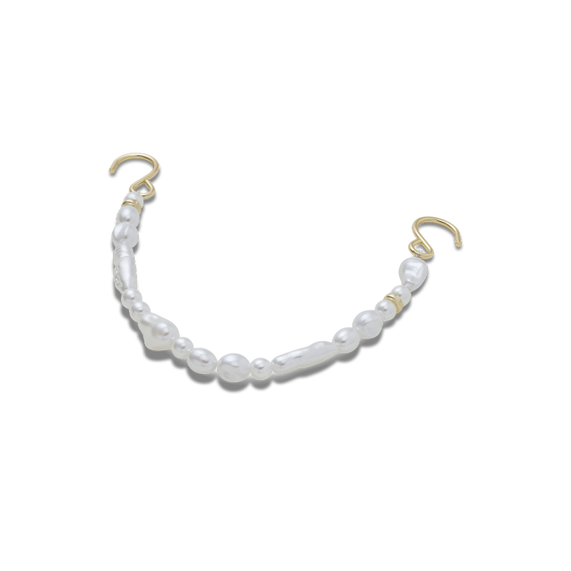 Jibbitz? Charm Gold Smt Pearl Rivet Chain - Image 2