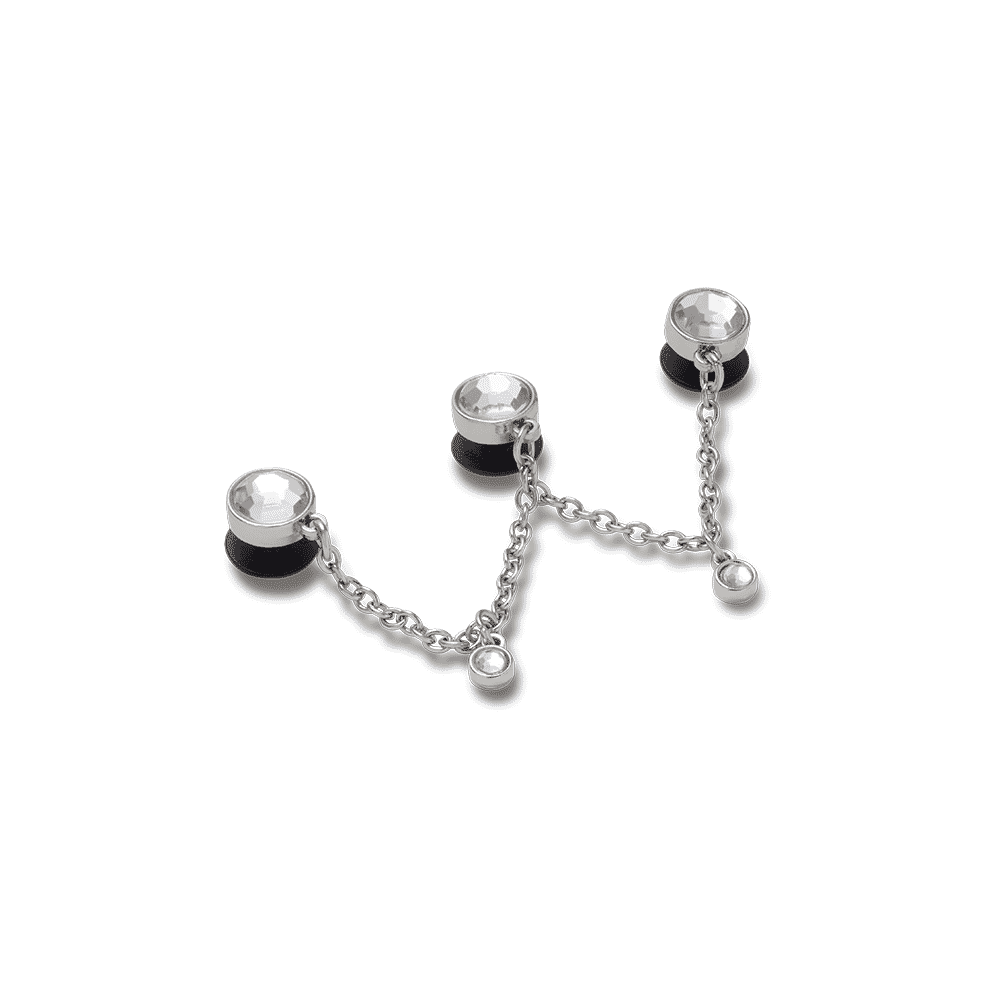 Jibbitz? Charm Silver Triple Smt Gem Chain - Image 2