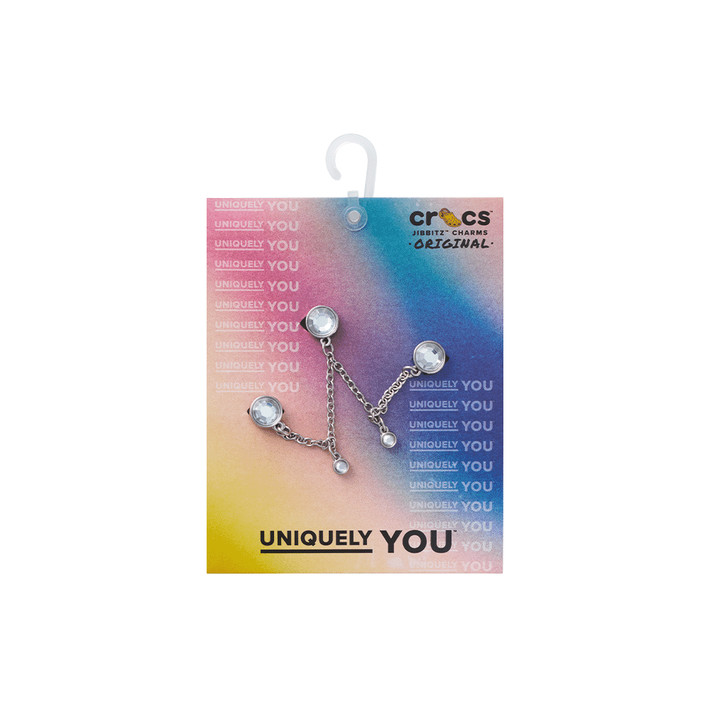 Jibbitz? Charm Silver Triple Smt Gem Chain - Image 3