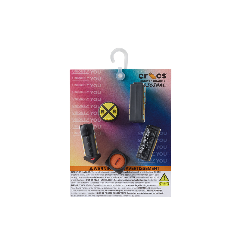 Jibbitz? Charm 3D Lights Up Train 5 Pack - Image 3