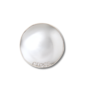 Jibbitz? Charm Large Silver Circle Stud