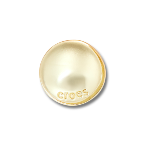 Jibbitz? Charm Small Gold Circle Stud