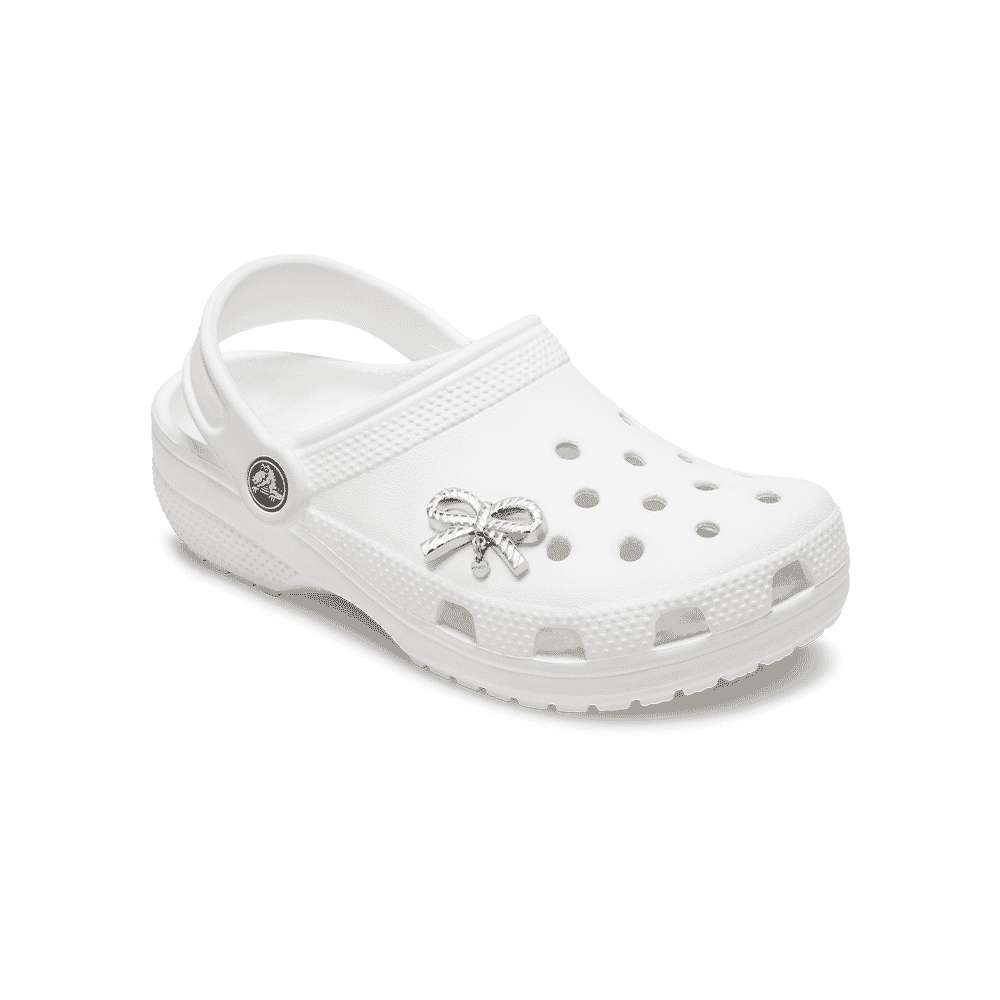 Jibbitz? Charm White And Gold Bow Smt Gem - Image 3
