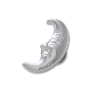 Jibbitz? Charm Silver Moon Face