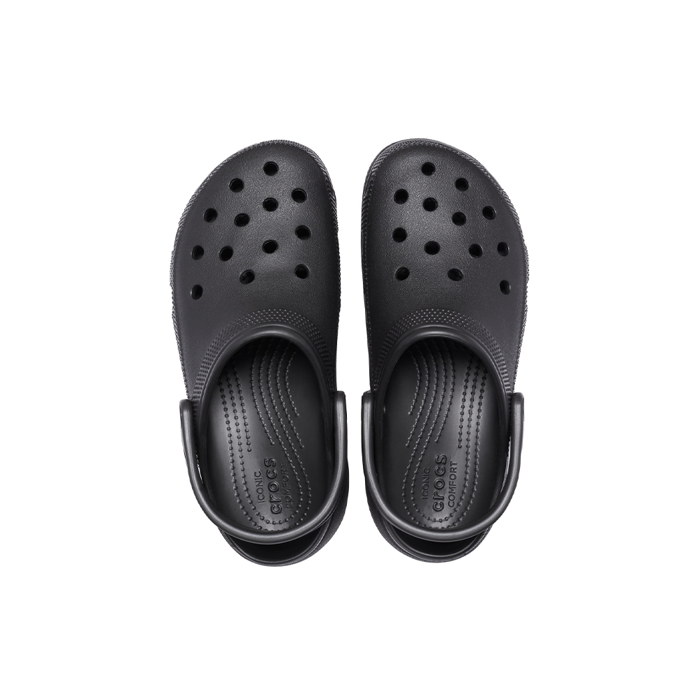 Women's Classic Platform Clog in Black - Image 6