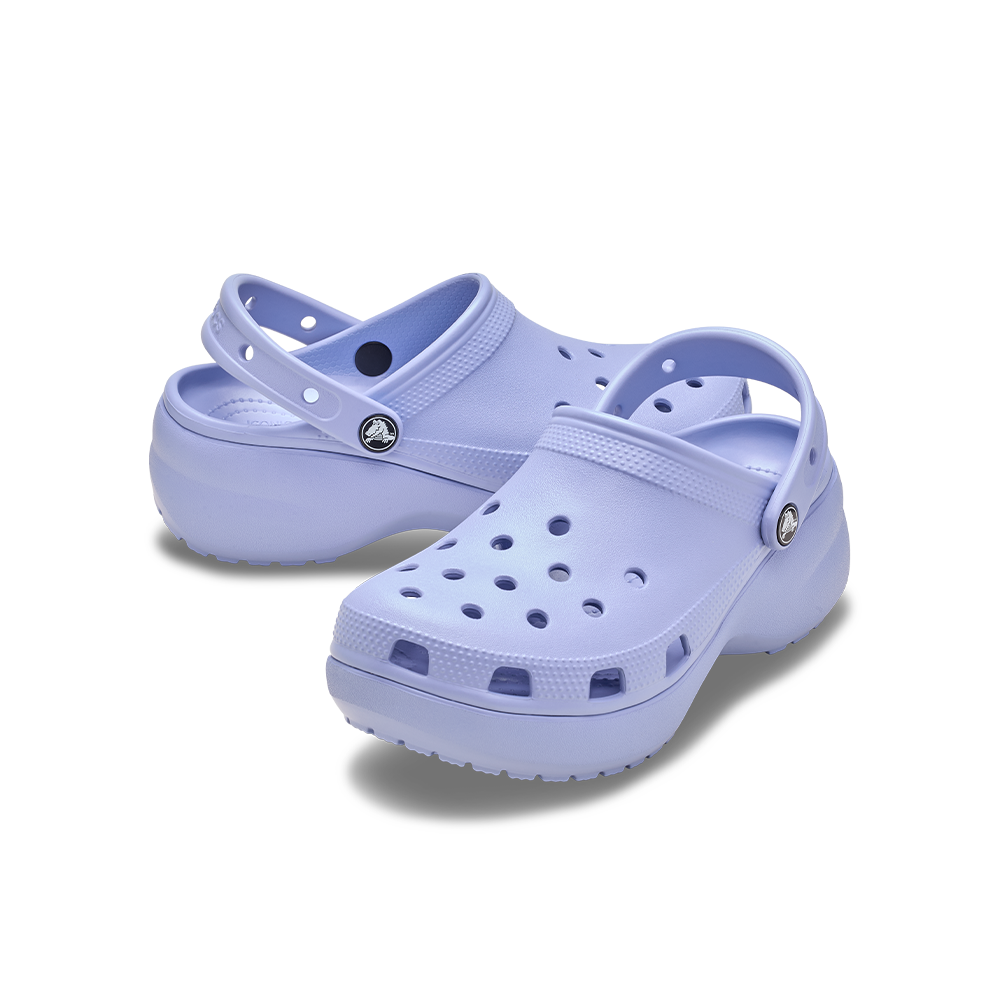 Women's Classic Platform Clog In Blue Haze - Image 6