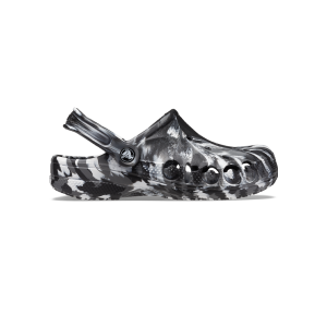 Baya Marbled Clog In Black White
