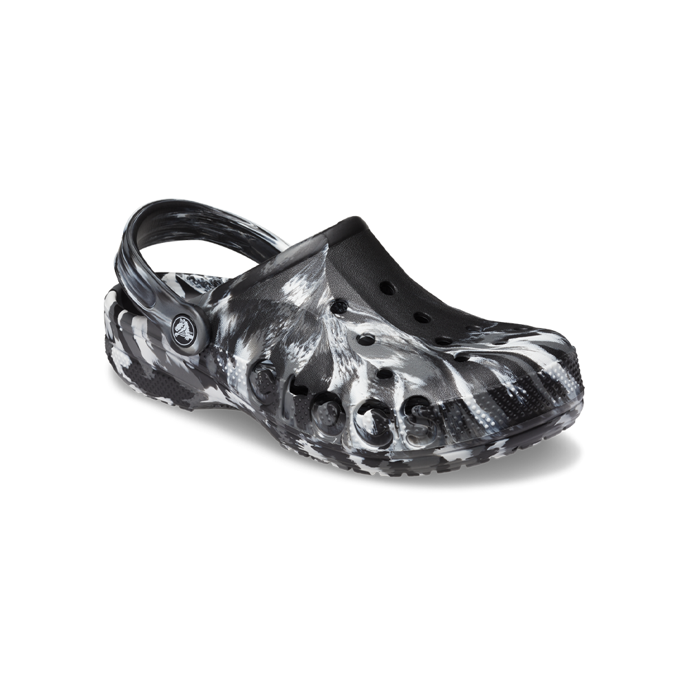 Baya Marbled Clog In Black White - Image 2