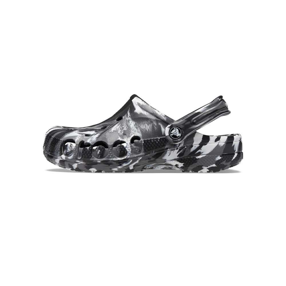 Baya Marbled Clog In Black White - Image 3