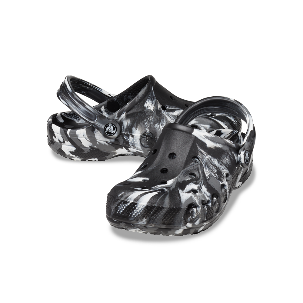Baya Marbled Clog In Black White - Image 6