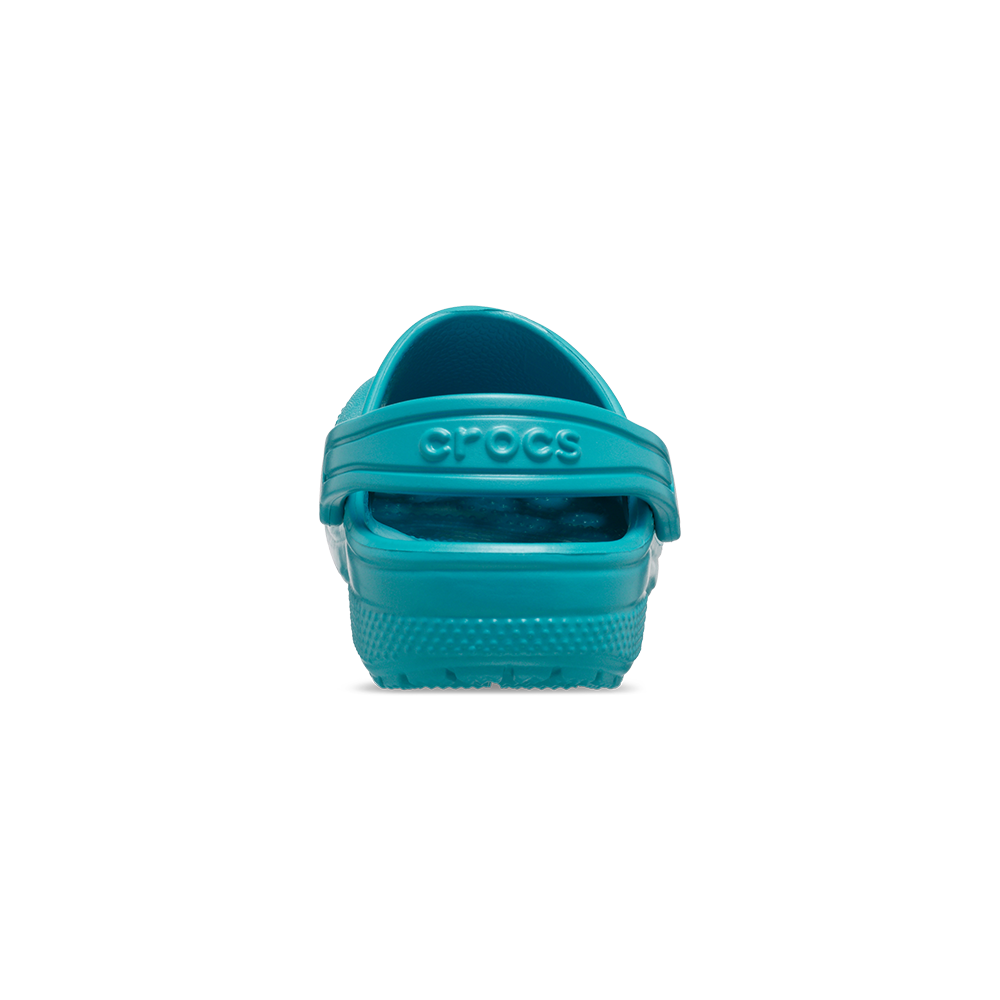 Toddler Classic Clog In Turbo Teal - Image 4