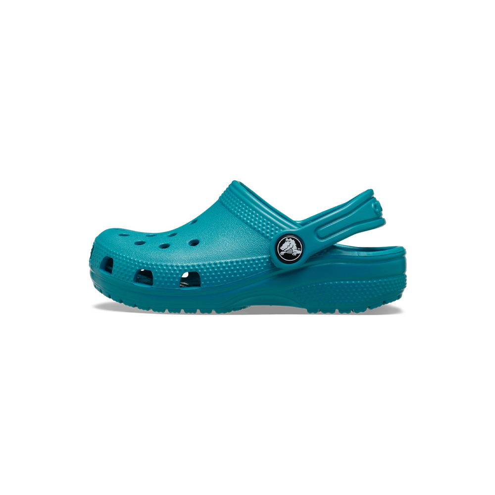 Toddler Classic Clog In Turbo Teal - Image 3