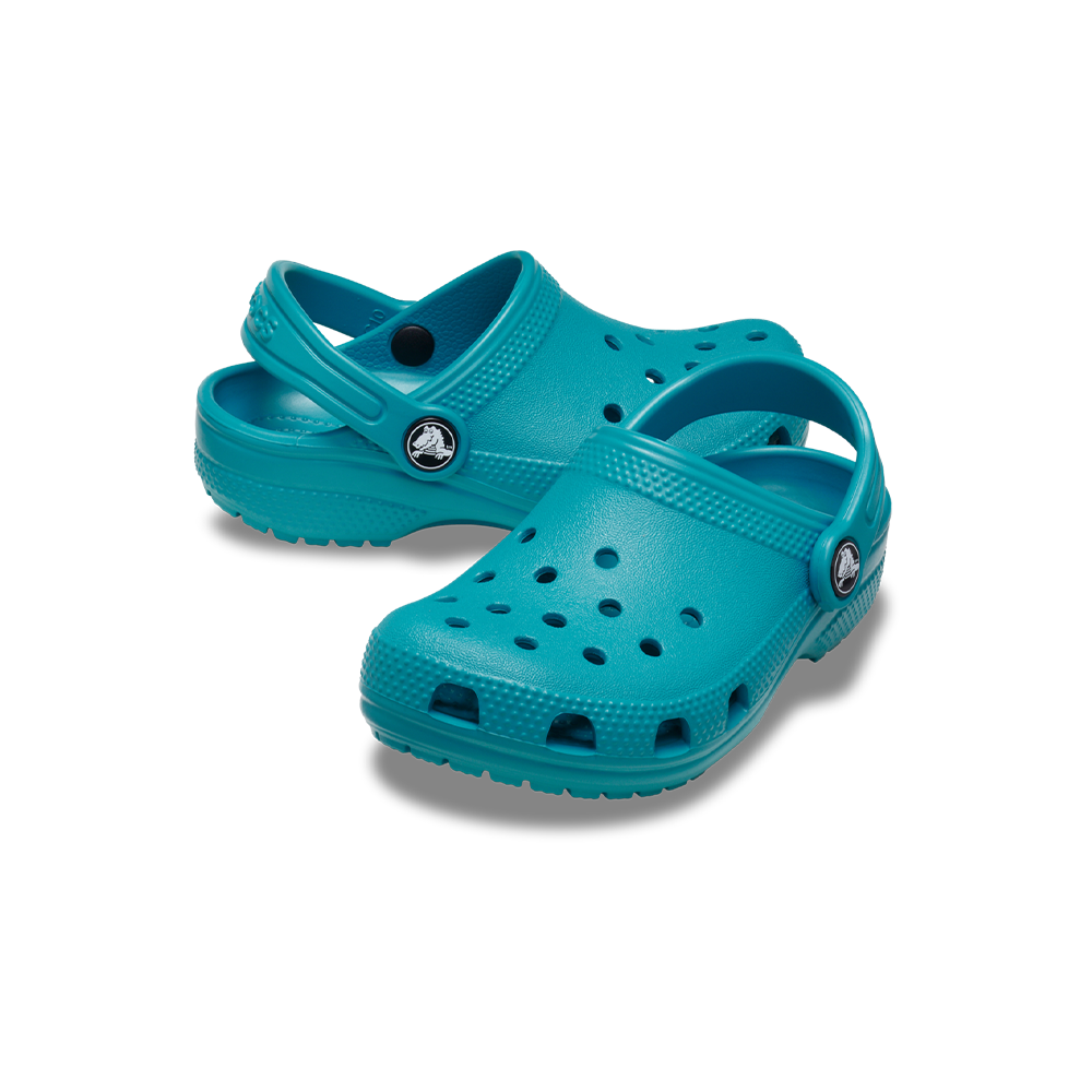 Toddler Classic Clog In Turbo Teal - Image 6
