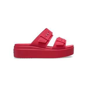 Women's Brooklyn Buckle Low Wedge In Digital Raspberry