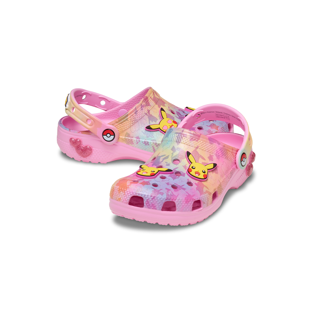Kids' Pikachu Pink Classic Clog - Image 4
