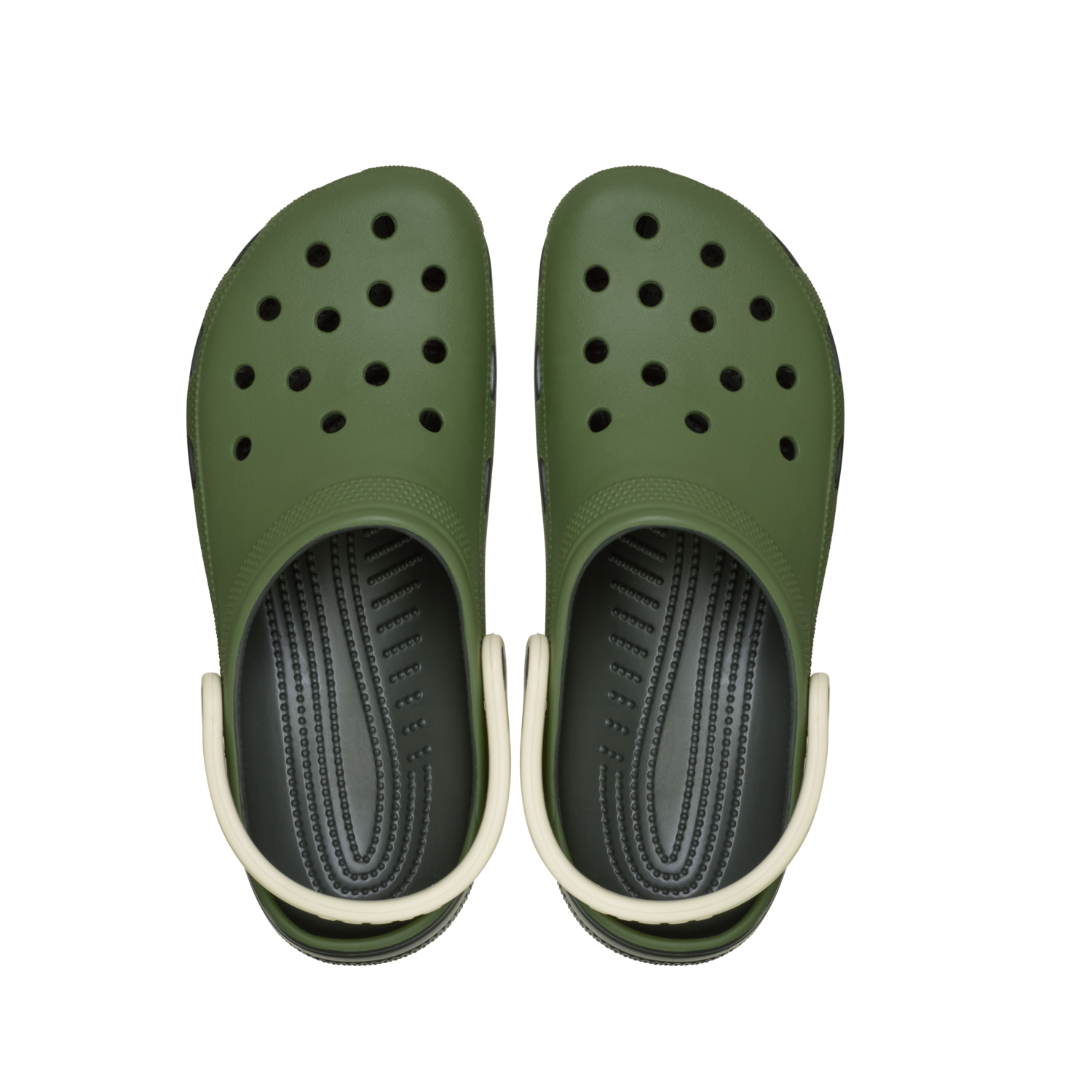 Classic Retro Sport Clog in Army Green - Image 4