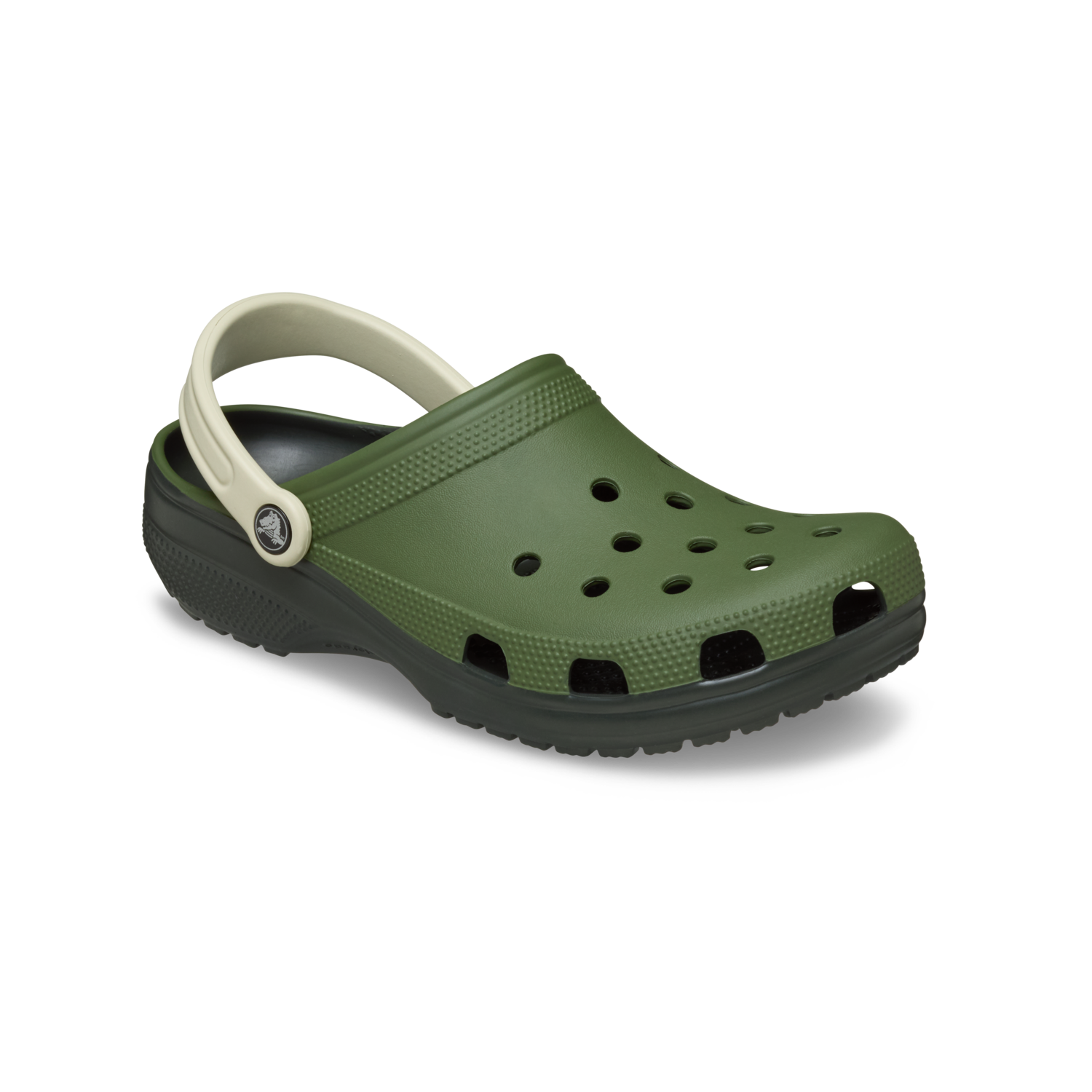 Classic Retro Sport Clog in Army Green - Image 6