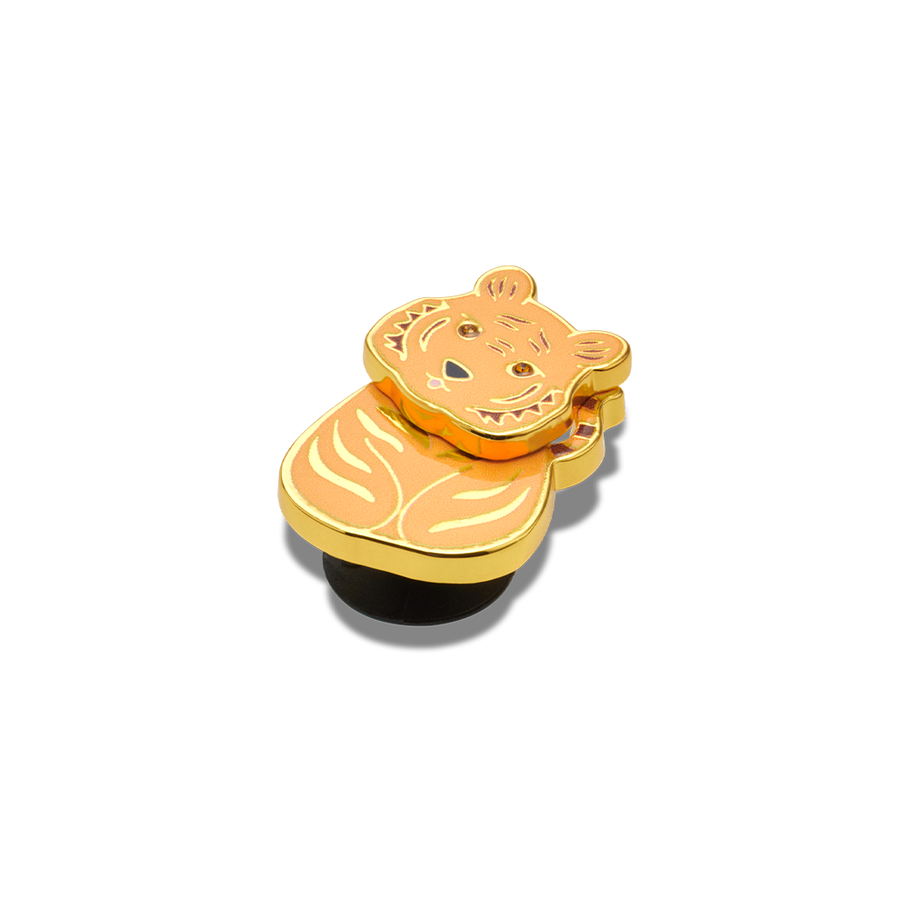 Jibbitz? Charm Gold Tiger - Image 2