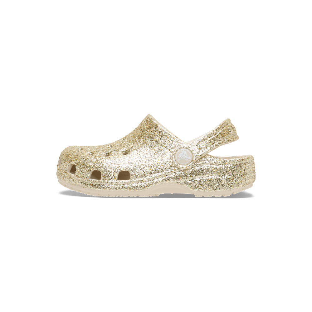Toddler Classic Chunky Glitter Clog in Sandstone - Image 4