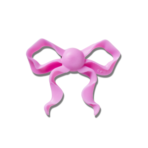 Jibbitz? Charm Meta Jelly Purple Bow