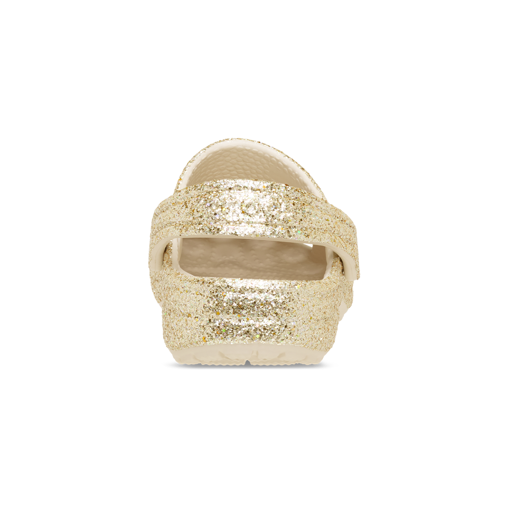Toddler Classic Chunky Glitter Clog in Sandstone - Image 3